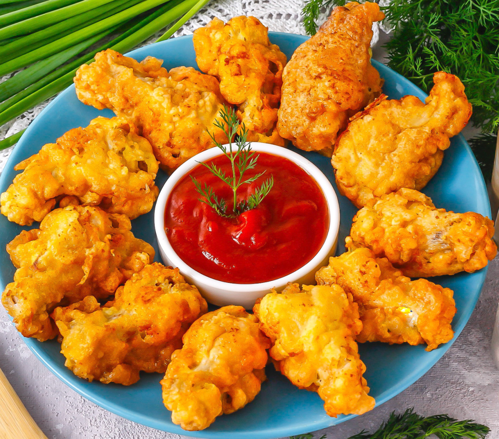 ქათამი კლიარში (ცომში) მჟავე-ტკბილი სოუსით