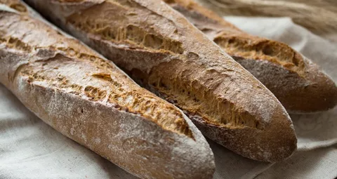 ჭვავის და ხორბლის ბაგეტი ალაოზე