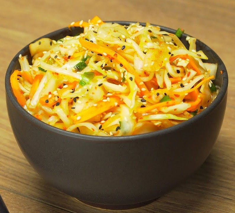 კიმჩი თეთრი კომბოსტოსგან კორეულად